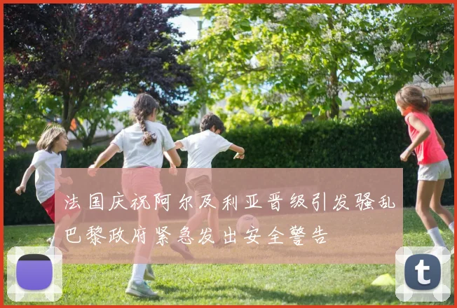 法国庆祝阿尔及利亚晋级引发骚乱巴黎政府紧急发出安全警告